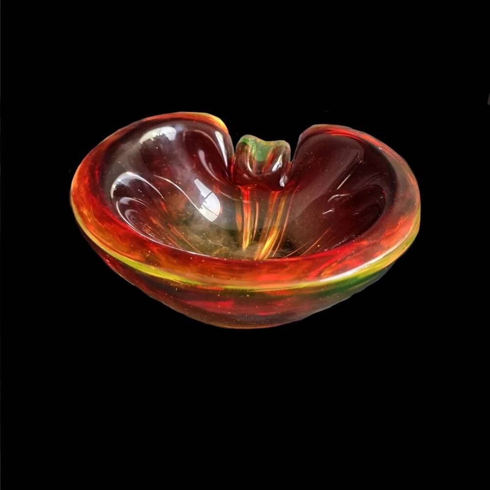 Vintage Murano sommerso ashtray