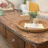 Solid wood coffee table