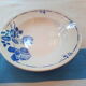 Assortiment de 18 assiettes anciennes bleues
