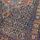 Senneh handmade ancient Persian Oriental carpet 102x139 cm