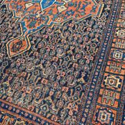 Tapis ancien persan d’orient senneh fait main 102x139 cm