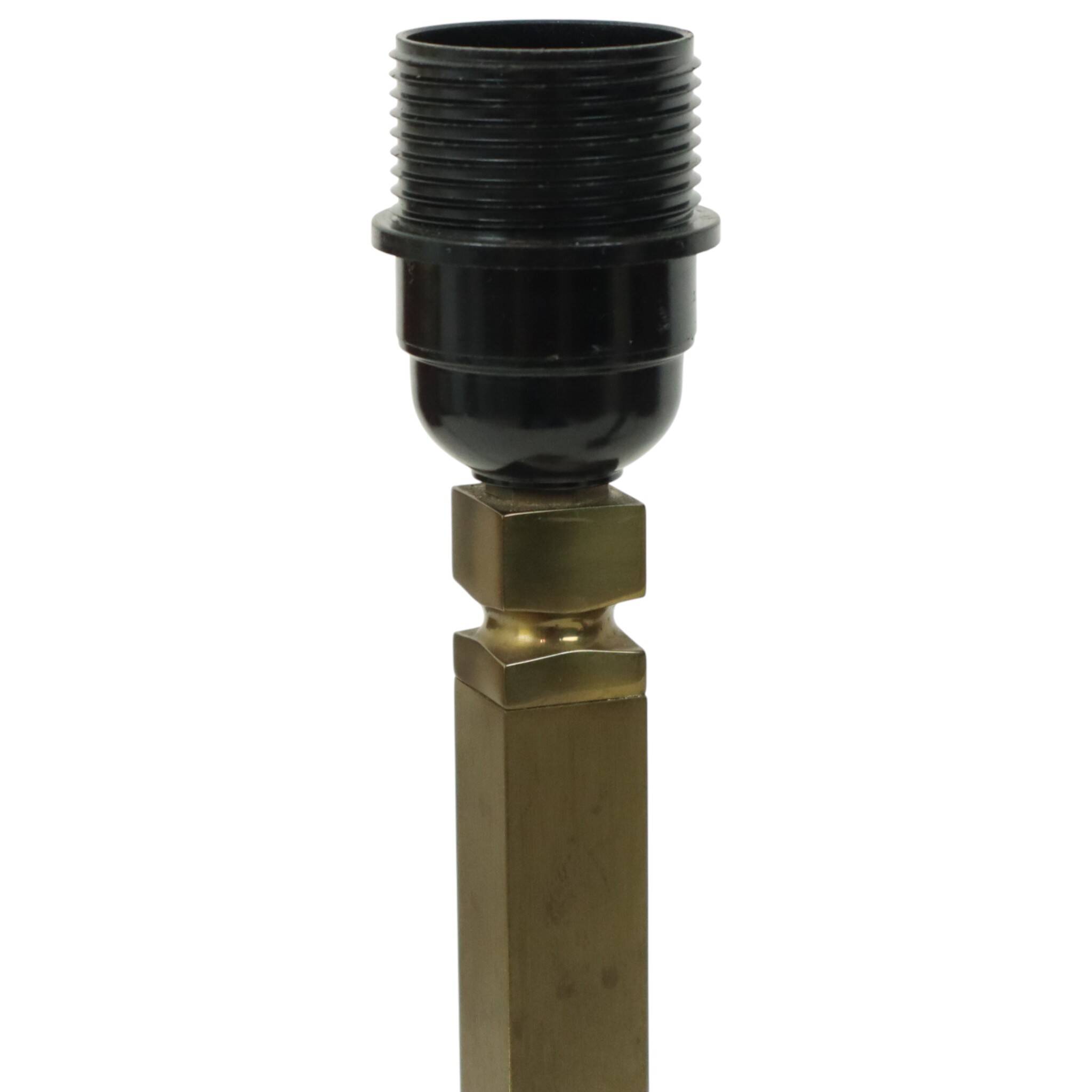 Paire de lampes de table en laiton de style Boulanger des années 50, 45 cm