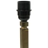 Paire de lampes de table en laiton de style Boulanger des années 50, 45 cm