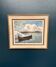 Original Swedish Oil on Panel – “Winter Harbor” by Knut Norman – Signed – Vintage & Framed
