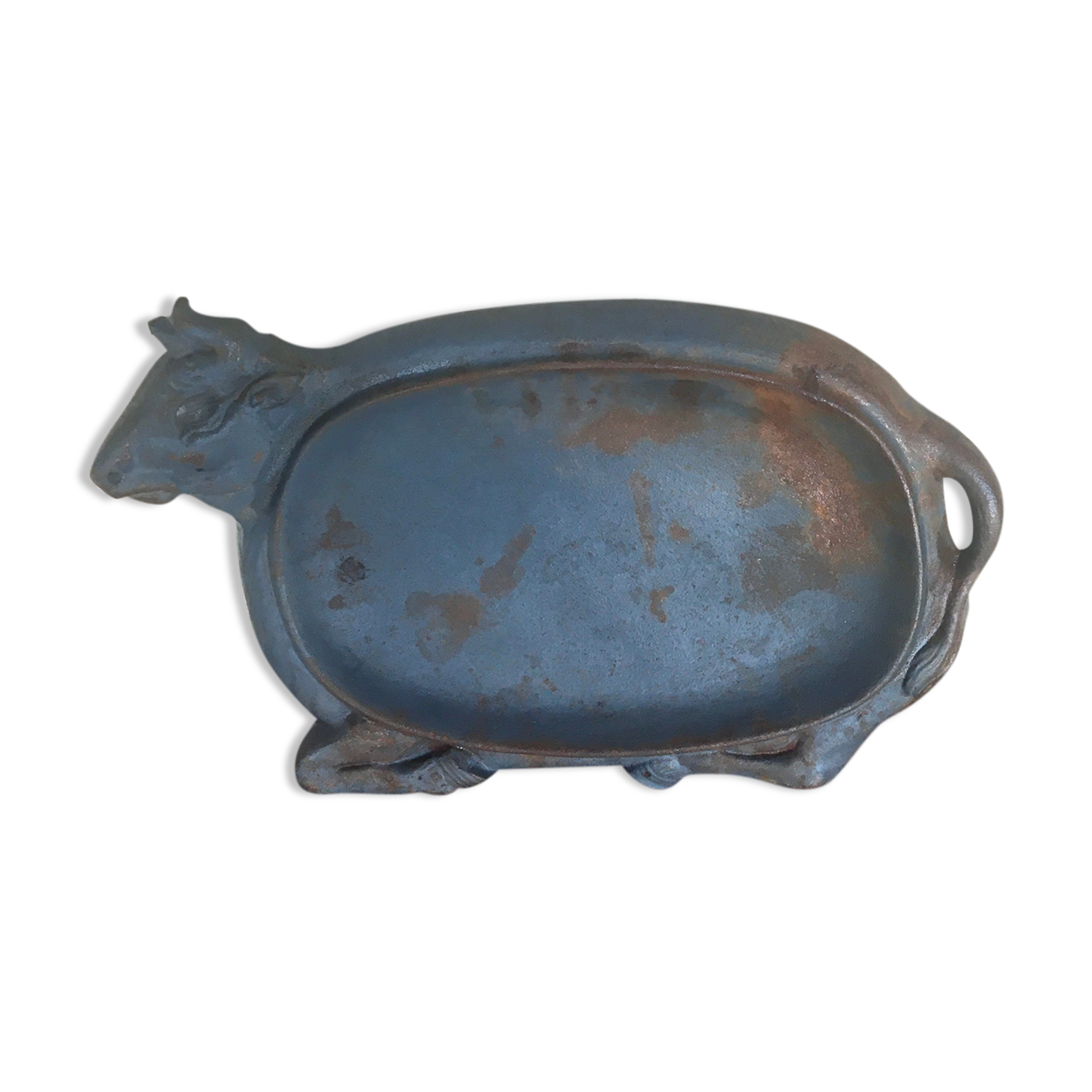 Cast iron butcher's counter plate