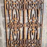 Cast iron door grille