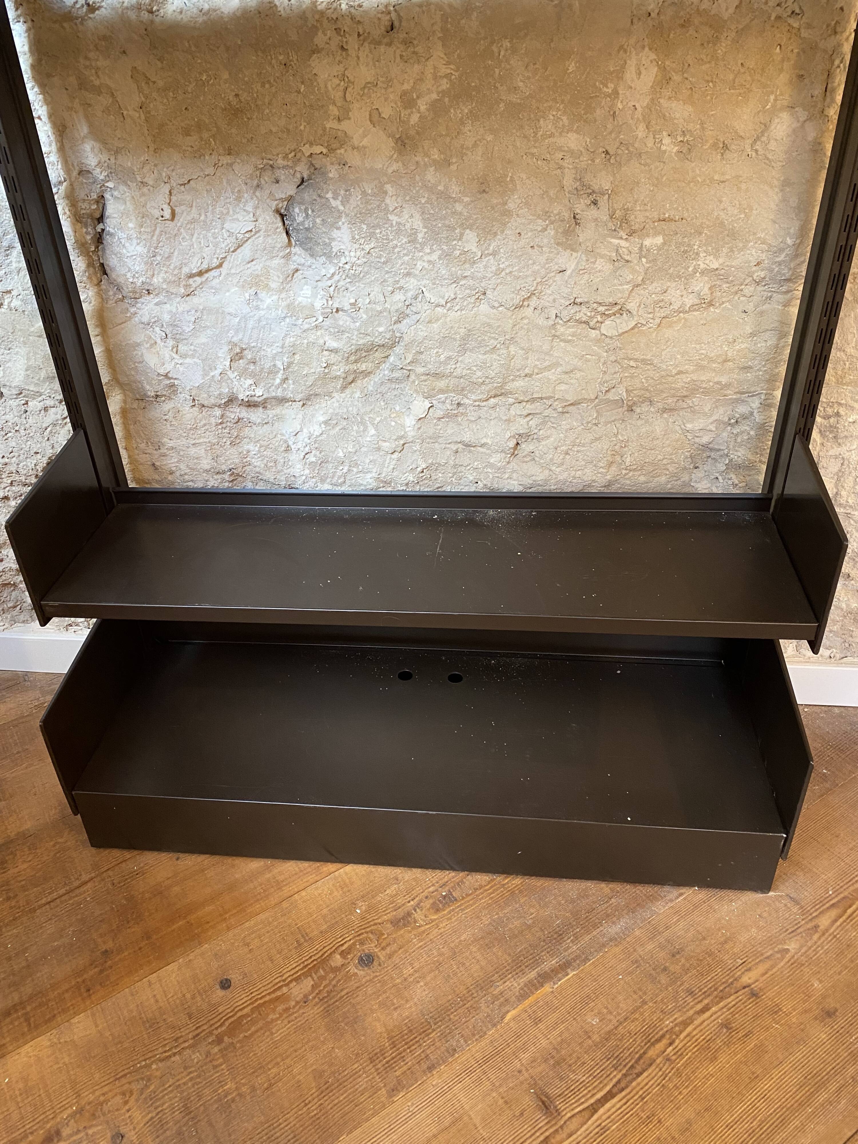 Modular metal bookcase Lips Vago / Seccose Congresso 1970