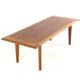 Teak with oak coffee table - mid century modern - vintage