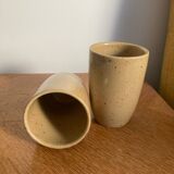 Pair of Digoin goblets