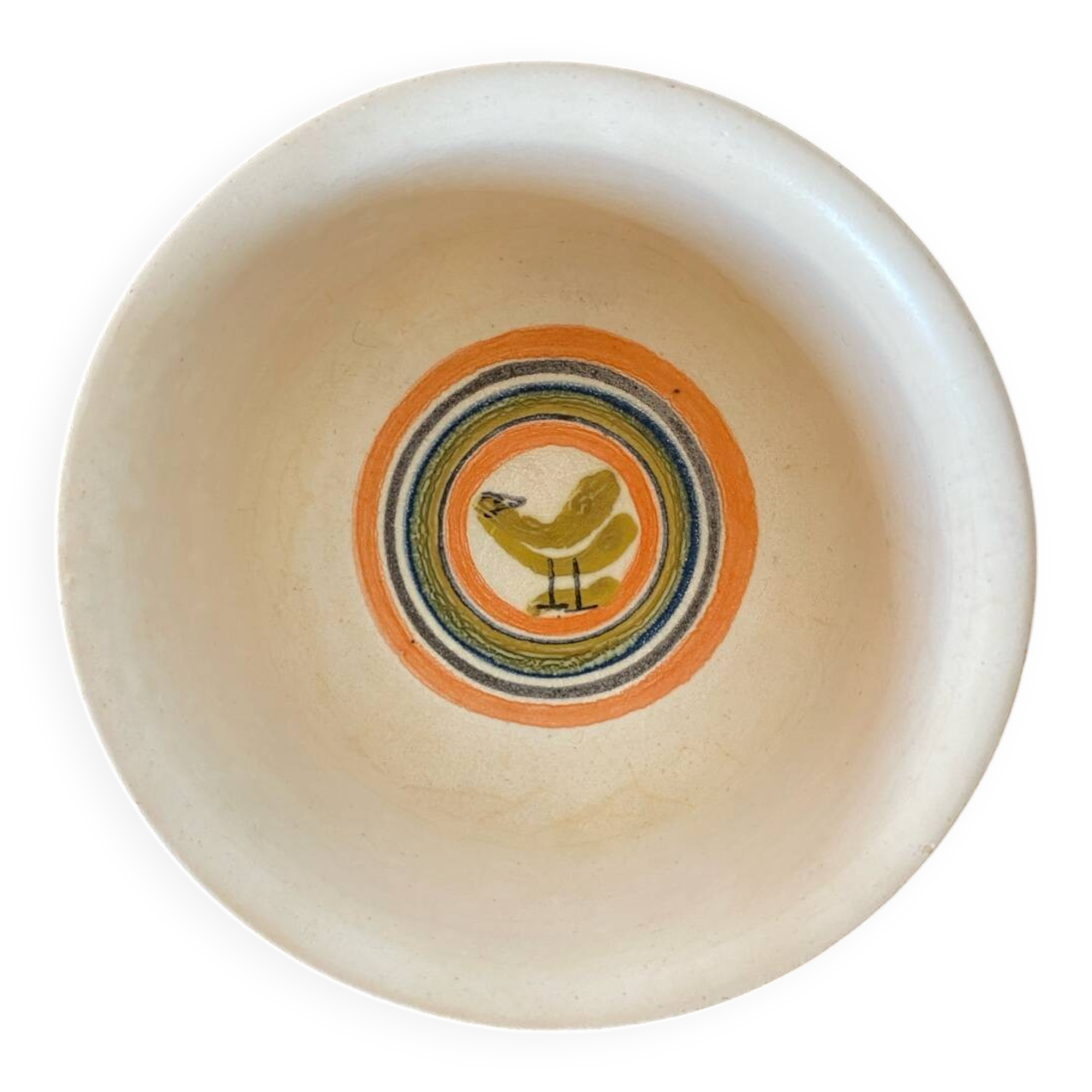 Bol Roger Capron oiseau, Vallauris