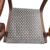 Regency style mahogany armchair