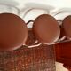 Ensemble de trois tabourets de bar vintage