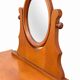 Coiffeuse Console en merisier avec miroir ovale orientable