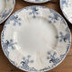 Series of 6 old Longwy flat plates