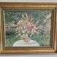 Oil on Canvas Board - Bouquet of Wildflowers Signed