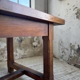 Rustic farmhouse table, solid oak, 2m