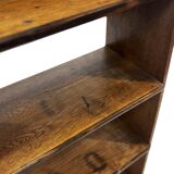 Art Deco Oak compact bookcase minimalist design