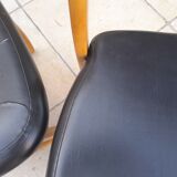 6 vintage Self sled chairs danish