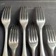 6 christofle pompadour table forks