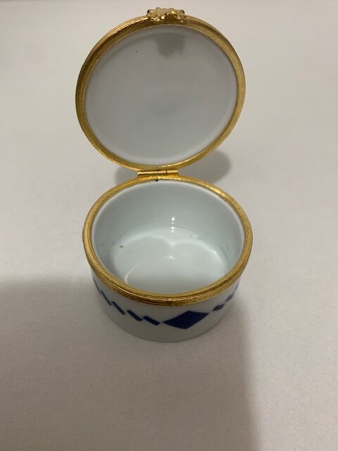 Jewelry box in limoge porcelain