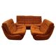 eastern bloc vintage living room set by jitona, czechoslovakia, 1970s