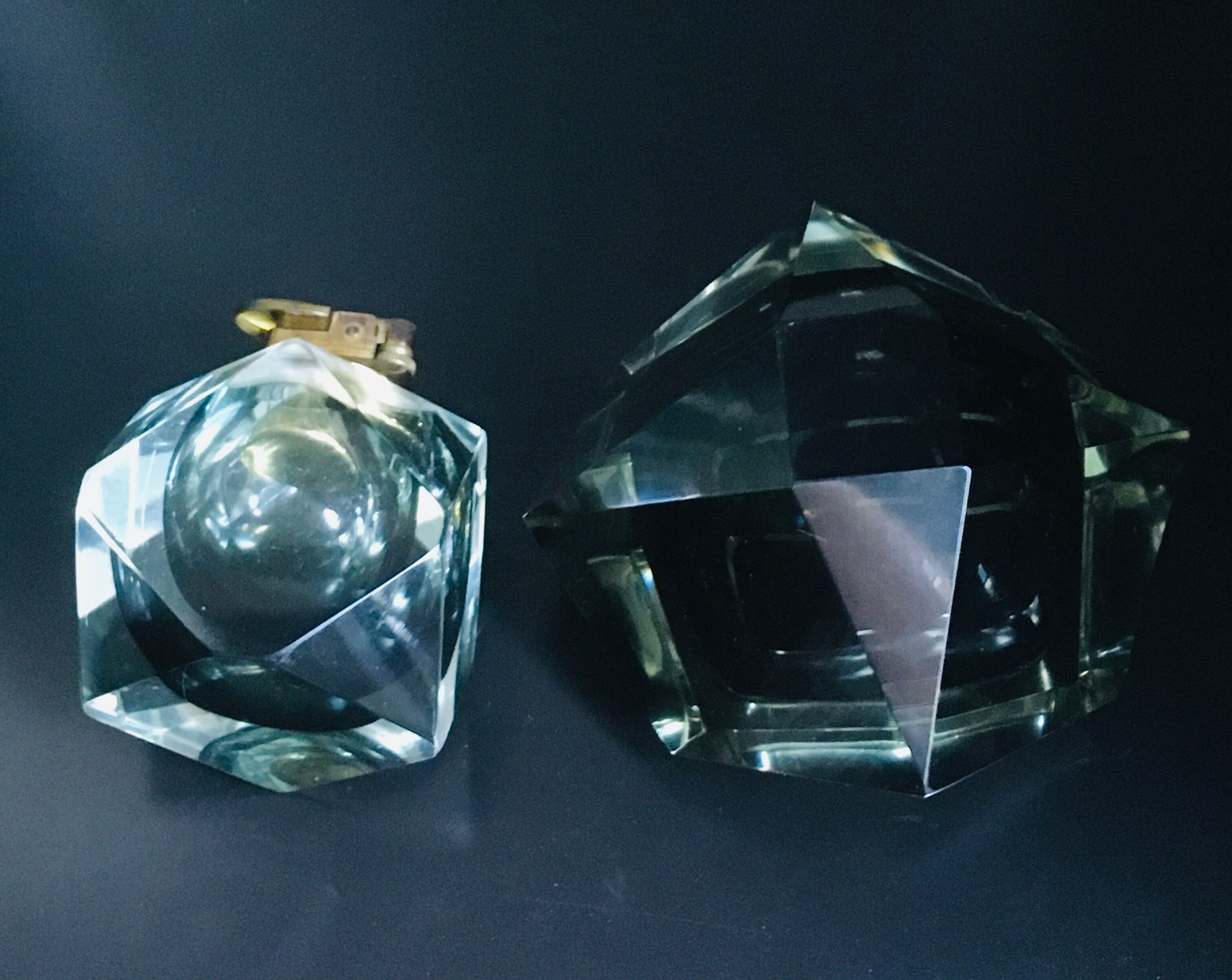 Murano Falvio Poli 1960s ashtray and lighter