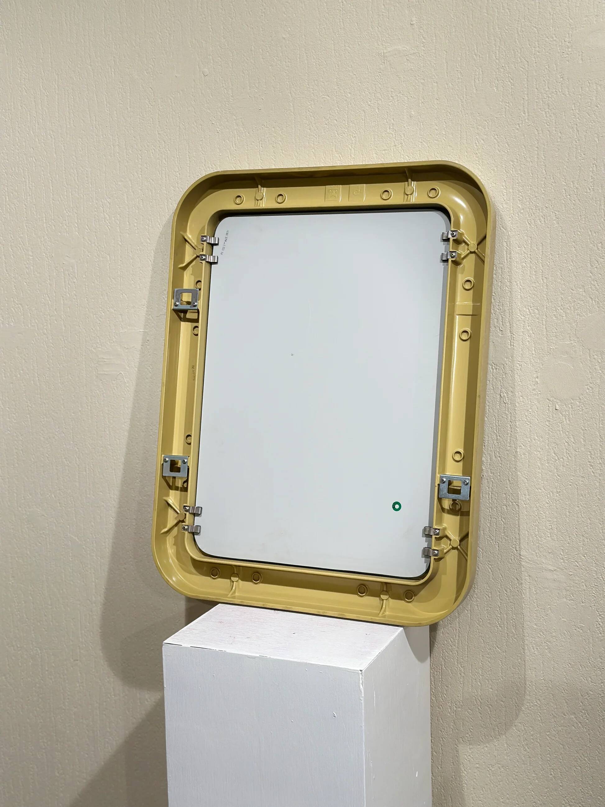 Carrara & Matta Spaceage mirror, Italy 1970