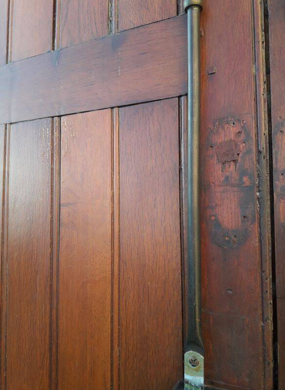 Double entrance door 227x142.2cm oak multi-point lock and frame