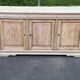 Louis Philippe rustic buffet vintage renovated in solid wood 185cm