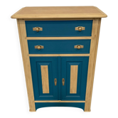 Buffet ou meuble d'entrée en bois relooké