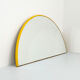 Miroir jaune demi-cercle, 1970s
