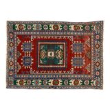 Anatolian handmade vintage rug 185 cm x 132 cm