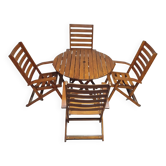 Ico Parisi garden seating set by Reguitti chairs / table