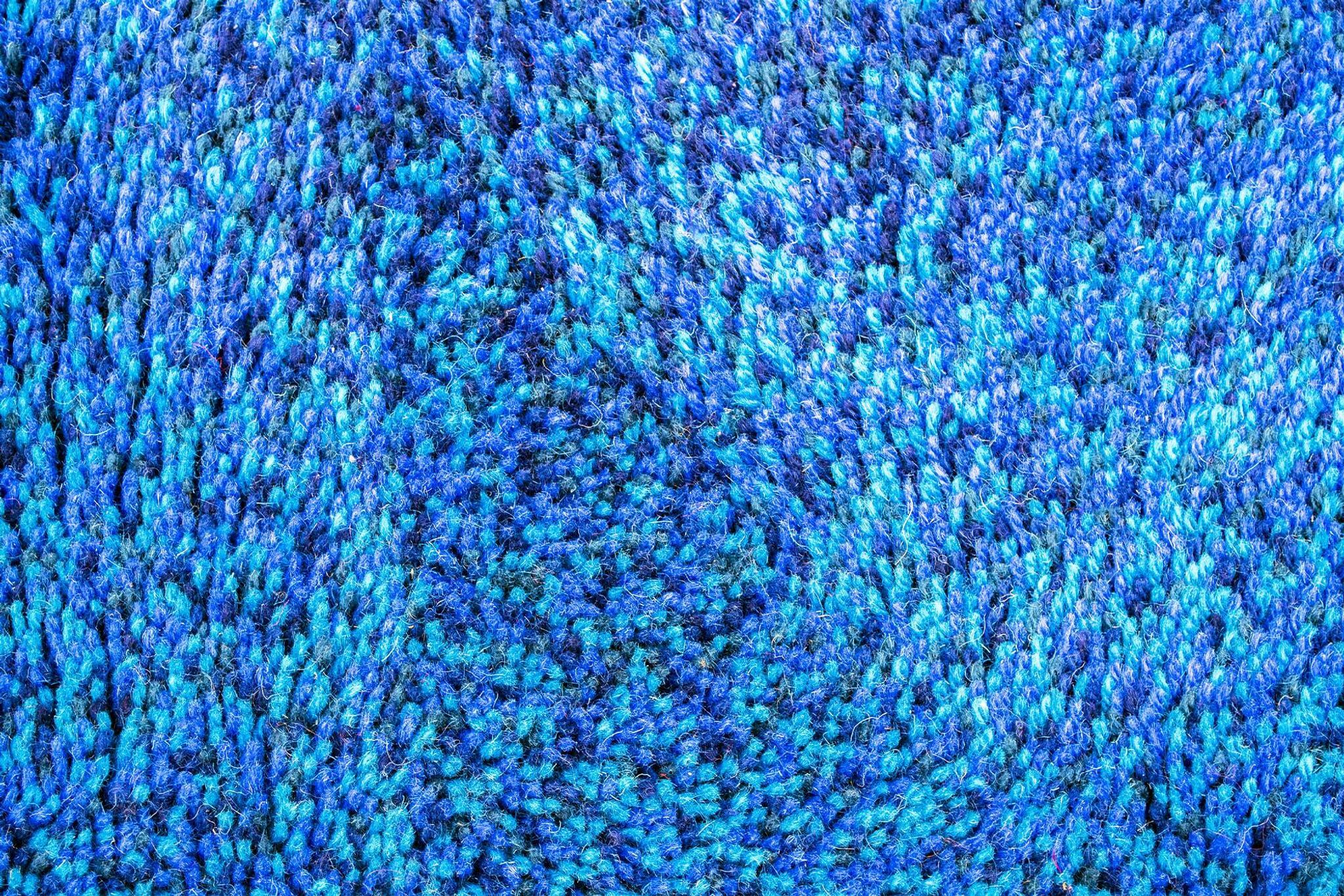 Blauw Rug from Desso, 1970s