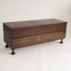 Italian brutalist rosewood chest by Santambrogio & De Berti
