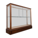 Vitrine centrale de musée en chêne – Début du XXe siècle