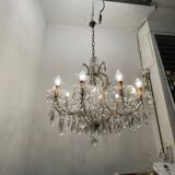 Large Crystal Maria Teresa Chandelier 1950's
