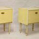 Pair of bedside tables from the middle of the century, 1950s