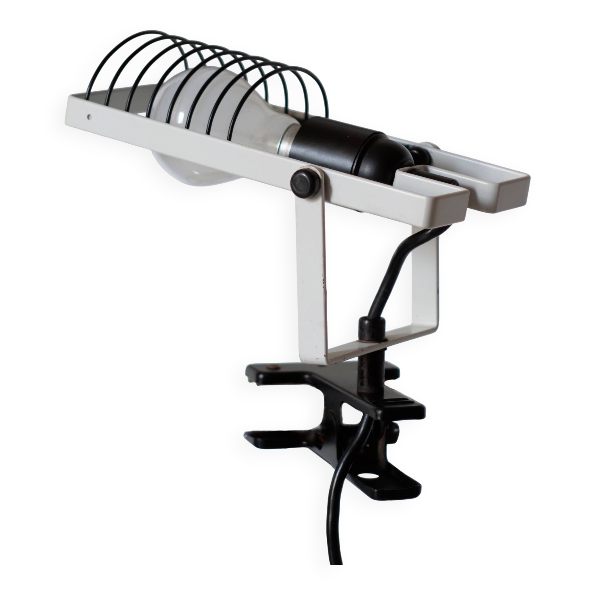 Artemide clamp lamp designed by Ernesto Gismondi model Sintesi