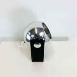 Table lamp by Novalux, chrome and black lacquered metal, 1960s