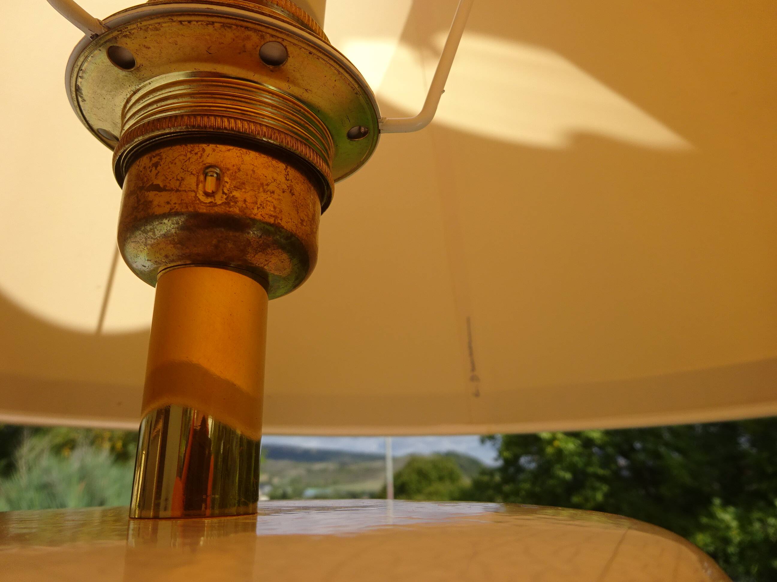 Grande lampe de salon Louis Drimmer