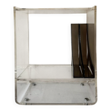 Bibliotheque design en plexiglass, Les Invisibles Marais International 70'S