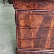 LOUIS XVI COMMODE IN MAHOGANY WITH 3 DRAWERS FROM THE 19TH CENTURY
