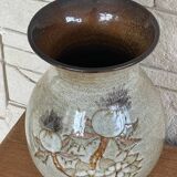 Ancien vase terre cuite polie jean Paulet