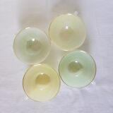 4 vintage harlequin cups in Arcopal 210183
