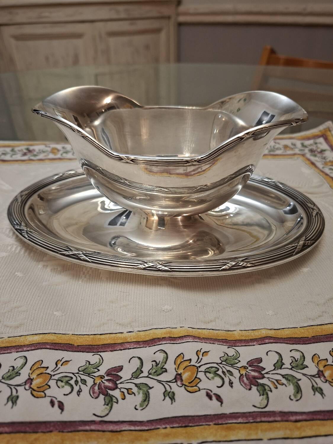 Christofle sauce boat