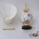 Giulia Mangani porcelain lamp chinoiserie with lychee, 1950`s ca, Italian
