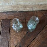 Vases en verre en forme de têtes