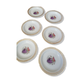 Vintage porcelain hollow plates