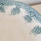 Antique ceramic compotier, Prima model of Saint Amand, French manufacture, late nineteenth